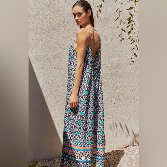 NWT- ANTHROPOLOGIE MALIKA WIDE-LEG JUMPSUIT - Picture 2 of 13